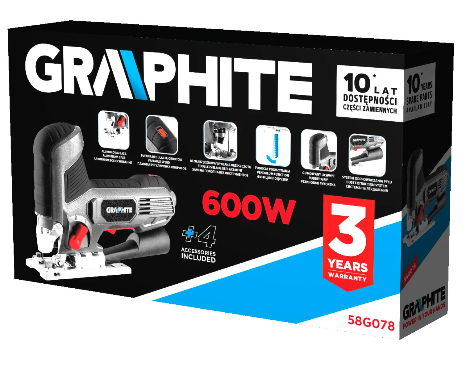 Wyrzynarka Graphite 58G078