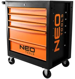Wózek narzędziowy z wyposażeniem, 117 szt. Neo 84-214-6