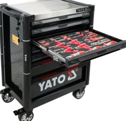 Wózek narzędziowy z wyposażeniem, 157 szt. Yato YT-55308