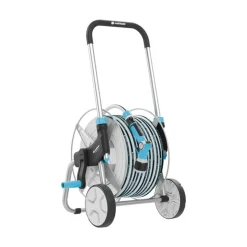 Wózek z wężem 1/2" 50m i zraszaczem Cellfast EXPLORER