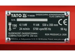 Zagęszczarka jednokierunkowa Yato YT-90300