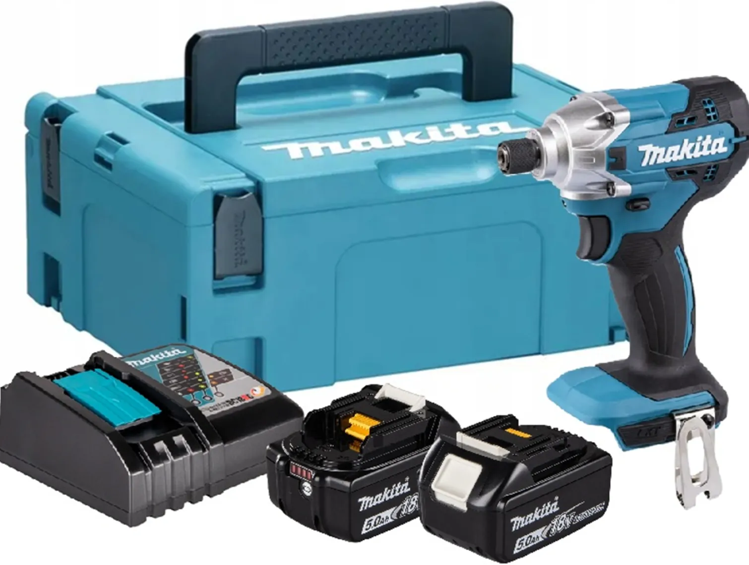 Zakrętarka udarowa Makita DTD156RTJ 2x5.0Ah