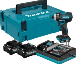 Zakrętarka udarowa Makita XGT TD004GD201 2x2.5Ah
