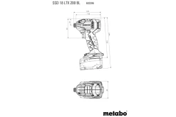 Zakrętarka udarowa Metabo SSD 18 LTX 200 BL