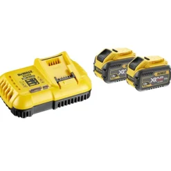 Zestaw 2 akumulatorów 9.0Ah i ładowarki 8A DeWalt FLEXVOLT DCB118X2