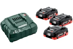 Zestaw 3 akumulatorów 18V LiHD 4.0Ah z ładowarką ASC 30-36V Metabo 685132000