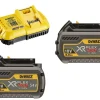 Zestaw akumulatory 54/18V 2.0/6.0Ah i ładowarka DeWalt FLEXVOLT DCB118T2
