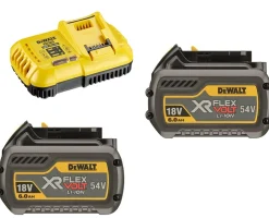 Zestaw akumulatory 54/18V 2.0/6.0Ah i ładowarka DeWalt FLEXVOLT DCB118T2