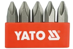 Zestaw bitów do wkrętaków udarowych ph2 5/16" 5 sztuk Yato YT-2810