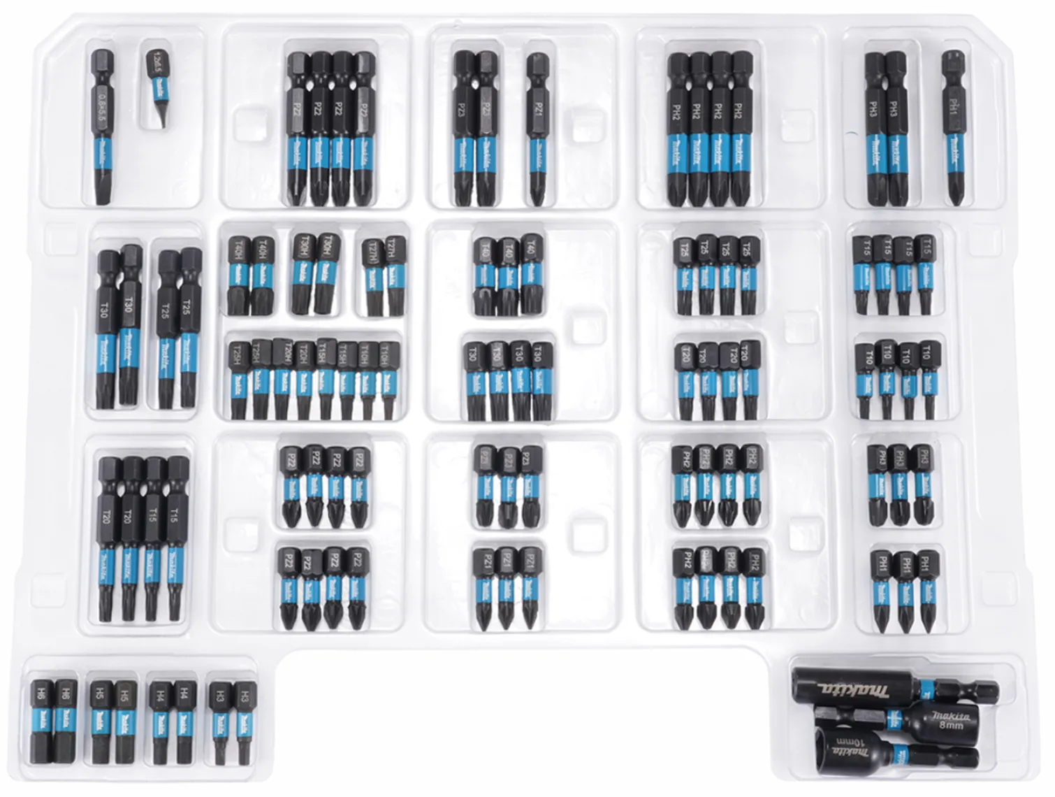 Zestaw bitów i nasadek 100szt. Makita E-24826