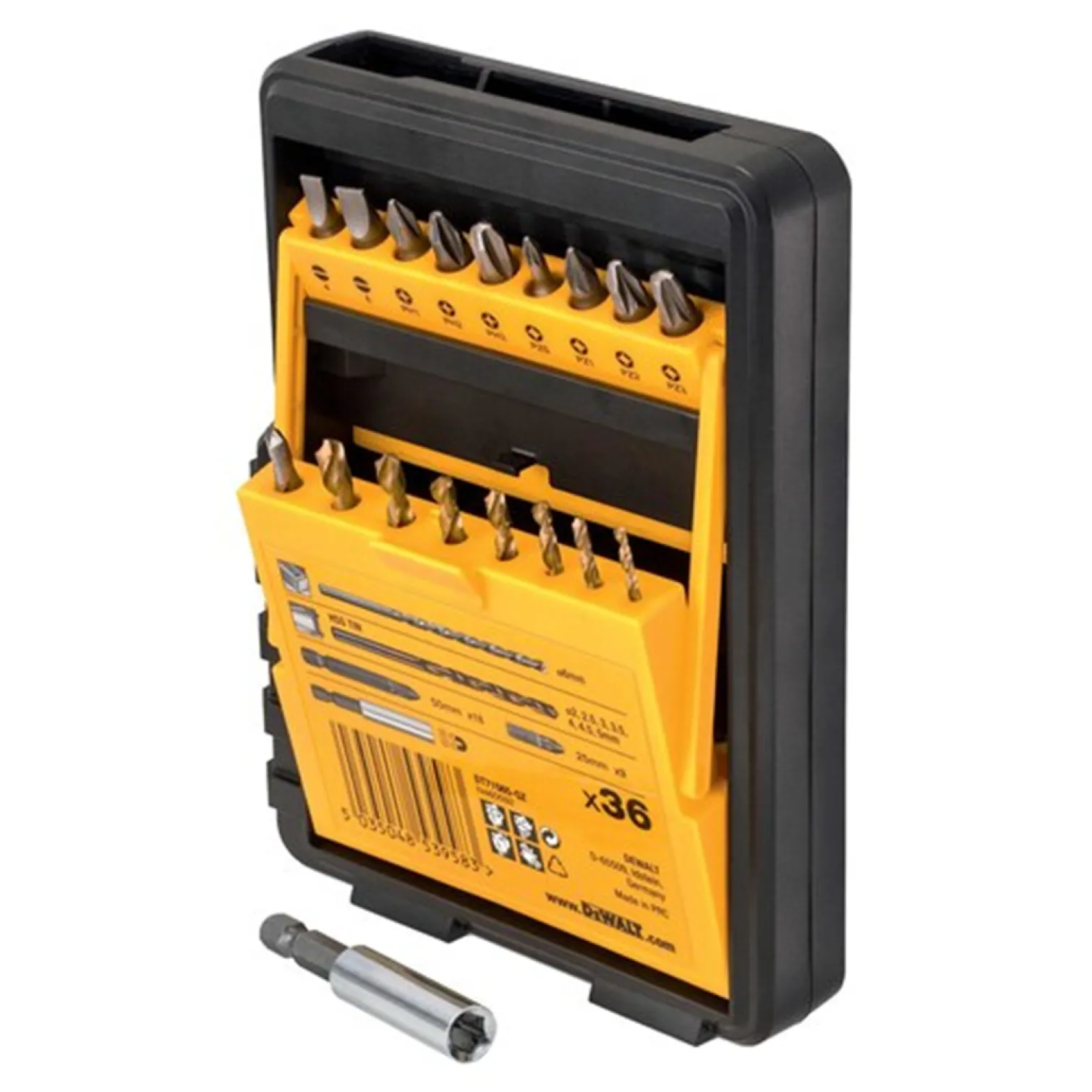 Zestaw bitów i wierteł 36 cz. DeWalt DT71565