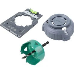 Zestaw do montażu puszek elektrycznych w suchej zabudowie Wolfcraft WF5897000