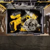 Zestaw dwóch skrzyń z adapterem DeWalt TOUGHSYSTEM DWST08017-9