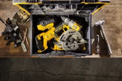 Zestaw dwóch skrzyń z adapterem DeWalt TOUGHSYSTEM DWST08017-9