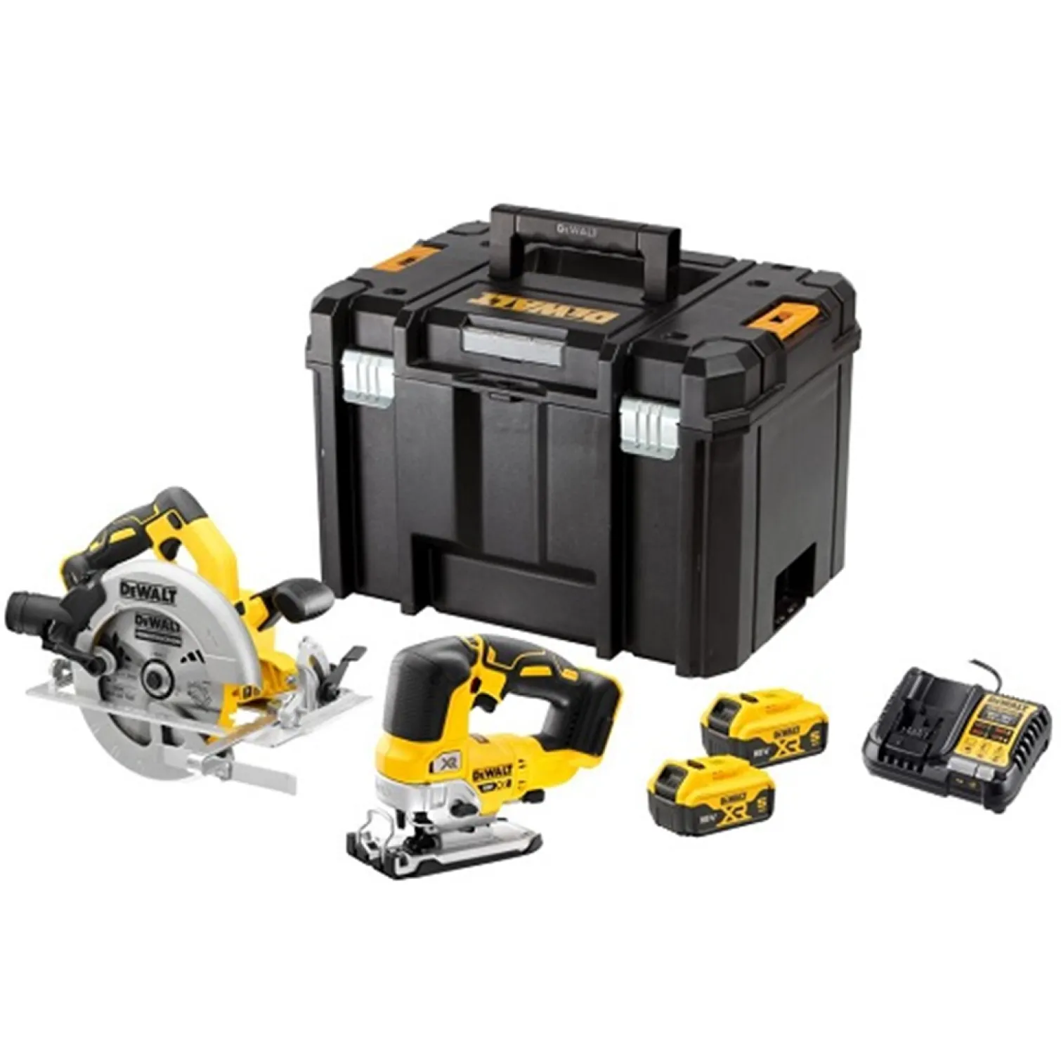 Zestaw elektronarzędzi 18V DeWalt XR DCK2012P2T 2x5.0Ah