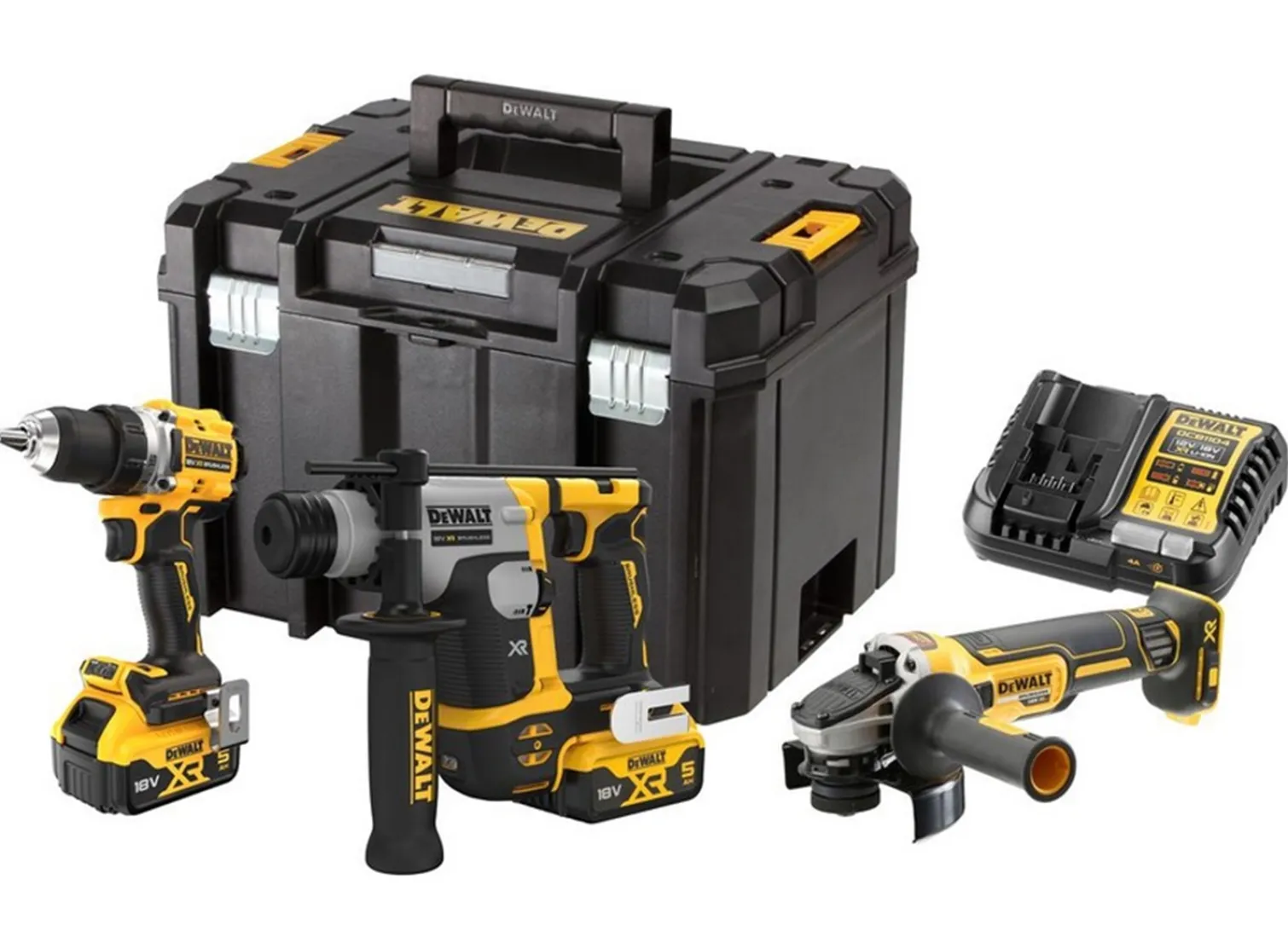 Zestaw elektronarzędzi 18V DeWalt XR DCK355P2T 2x5.0Ah