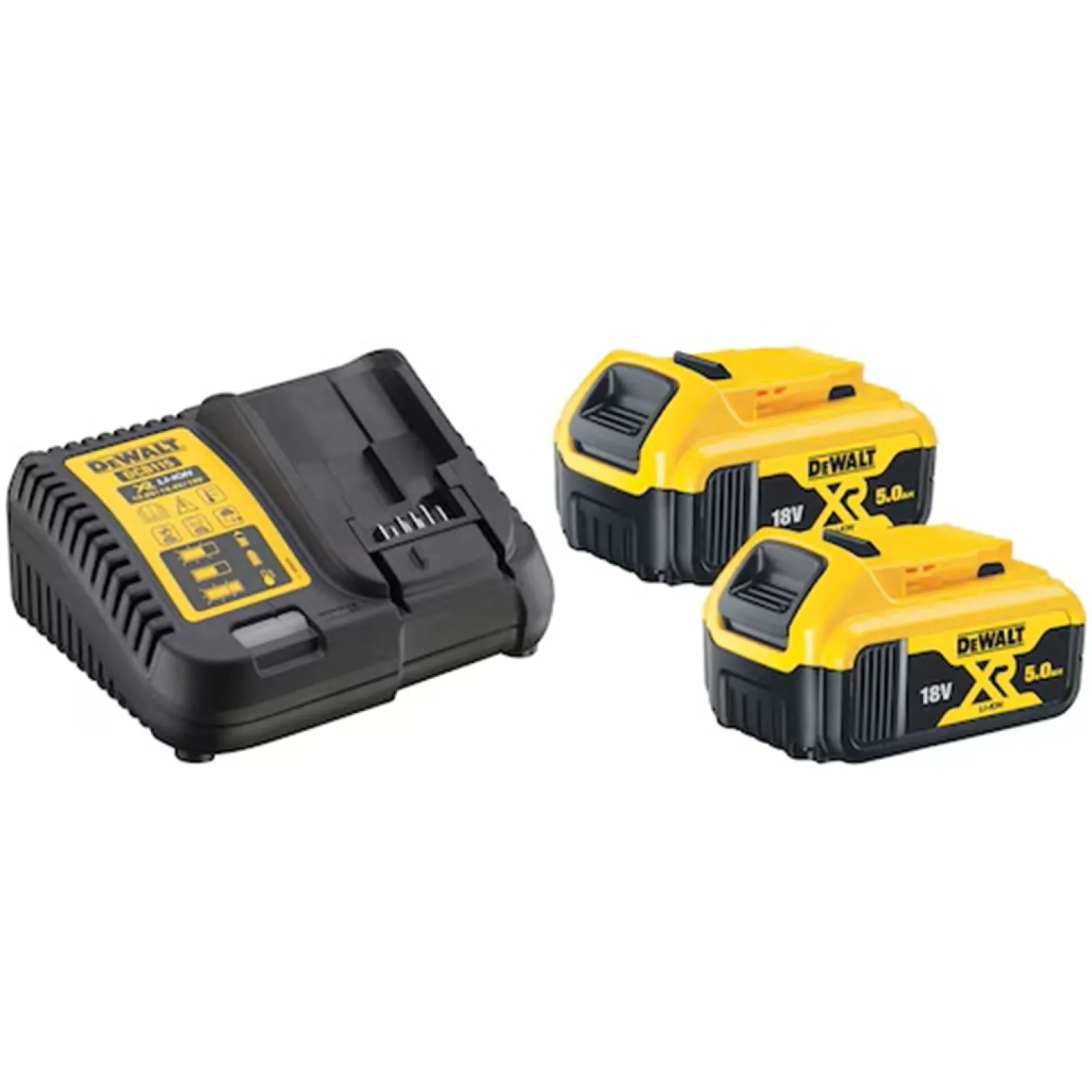 Zestaw elektronarzędzi 18V DeWalt XR DCK355P2T 2x5.0Ah