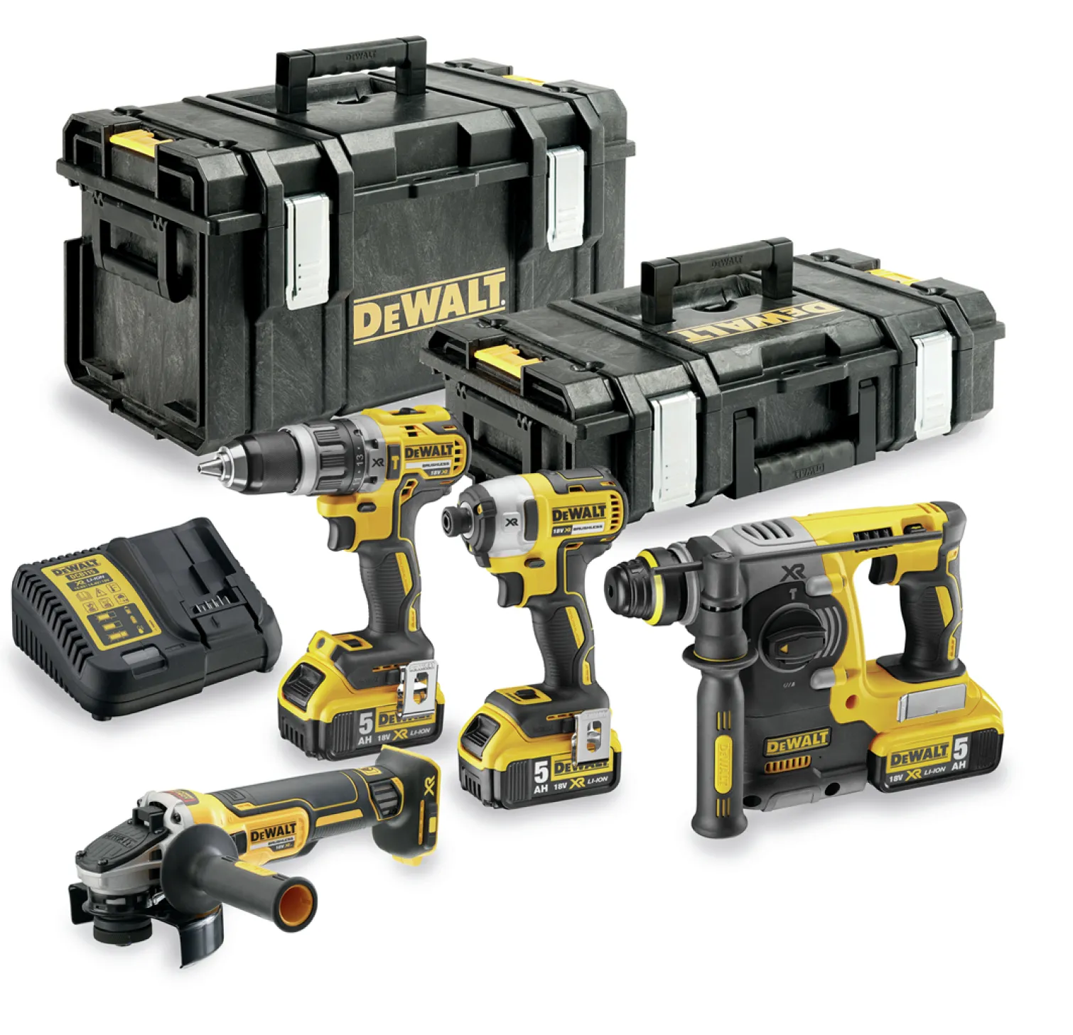Zestaw elektronarzędzi 18V DeWalt XR DCK422P3 3x5.0Ah
