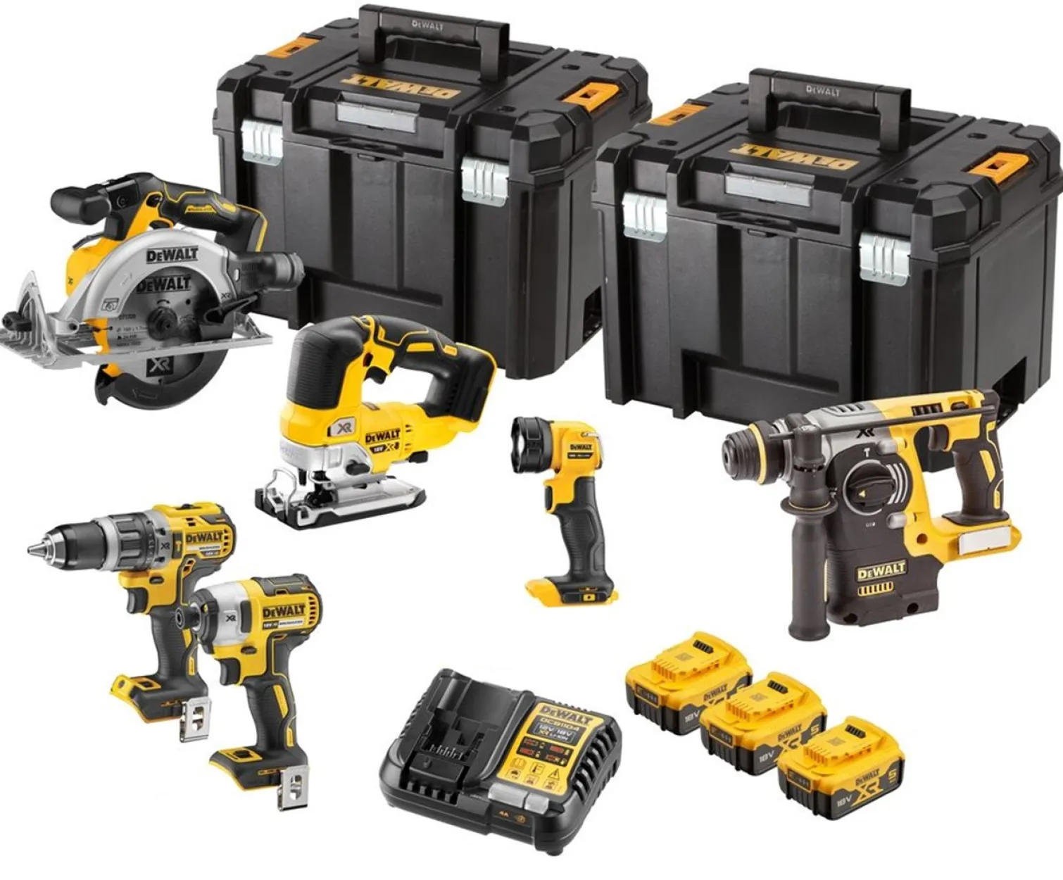 Zestaw elektronarzędzi 18V DeWalt XR DCK690P3T 3x5.0Ah
