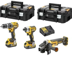 Zestaw elektronarzędzi 18V DeWalt XR DCK384P2T 2x5.0Ah