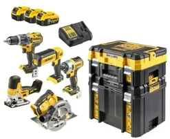 Zestaw elektronarzędzi 18V DeWalt XR DCK500P3T 3x5.0Ah