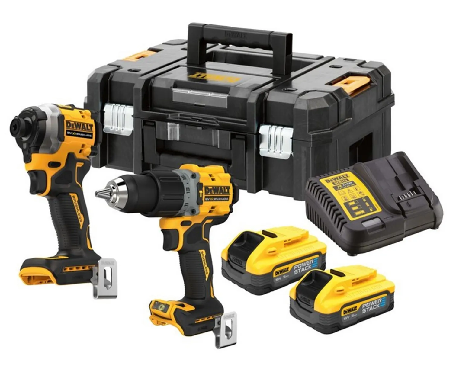 Zestaw elektronarzędzi 18V DeWalt XR DCK2050H2T 2x5.0Ah