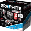 Zestaw elektronarzędzi 18V Graphite Energy+ 58G093-CS 1x4.0Ah, 1x2.0Ah