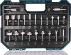 Zestaw frezów 8mm, 22szt. Makita D-74778