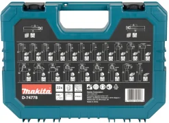 Zestaw frezów 8mm, 22szt. Makita D-74778