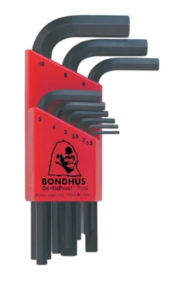 Zestaw imbusów HEX 1,5-10 (9szt.) Bondhus BO12299