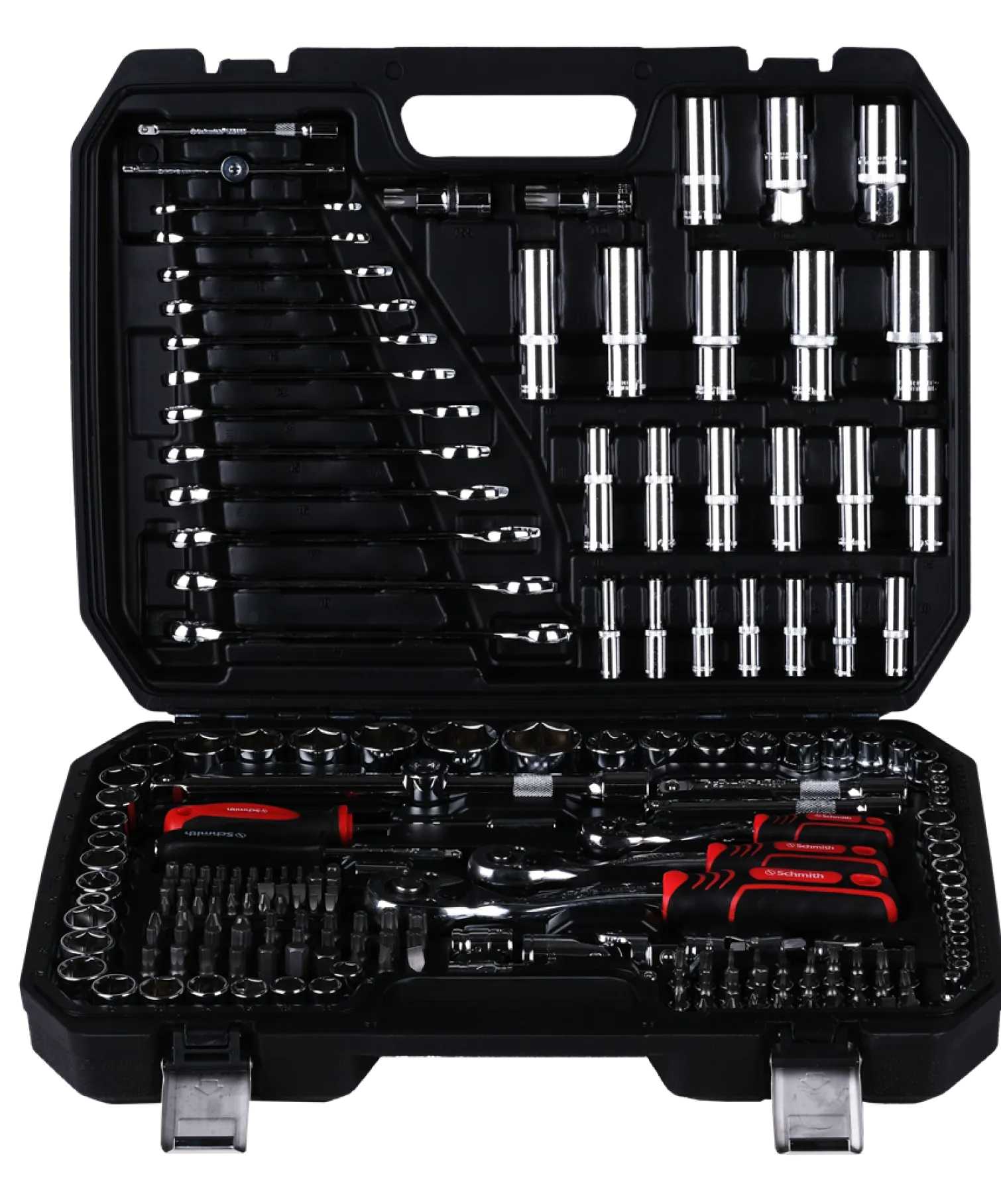 Zestaw kluczy nasadowych 215 szt. Schmith SQN-215