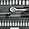 Zestaw kluczy nasadowych 1/4" 38szt. Yato YT-14471