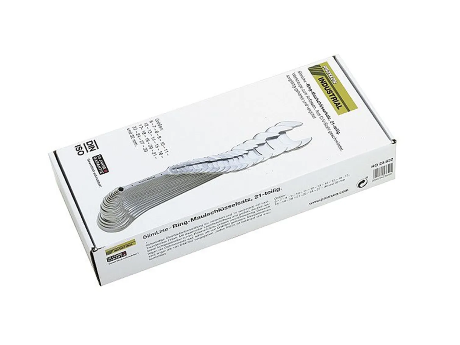 Zestaw kluczy oczkowo-płaskich, 21 części 6-32 mm Proxxon PR23822