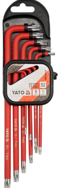 Zestaw kluczy torx 9 sztuk Yato YT-0563