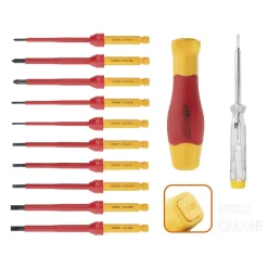 Zestaw końcówek wkrętakowych 1000V Neo 01-308