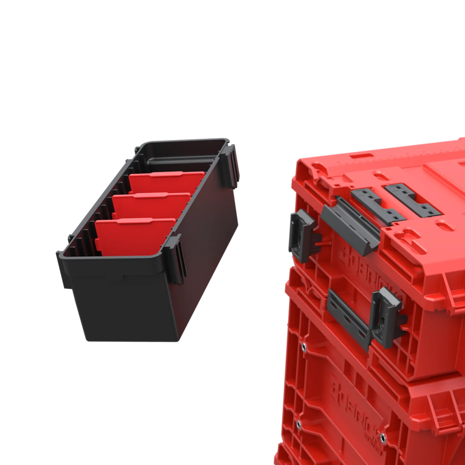 Zestaw modułowych pojemników Qbrick System Custom Deep Modular Bin Set