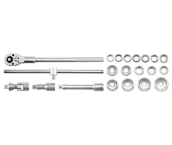 Zestaw narzędziowy 3/4" 21-częściowy Yato YT-1335