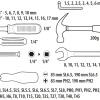Zestaw narzędzi ręcznych, 73 elementów Top Tools 38D500