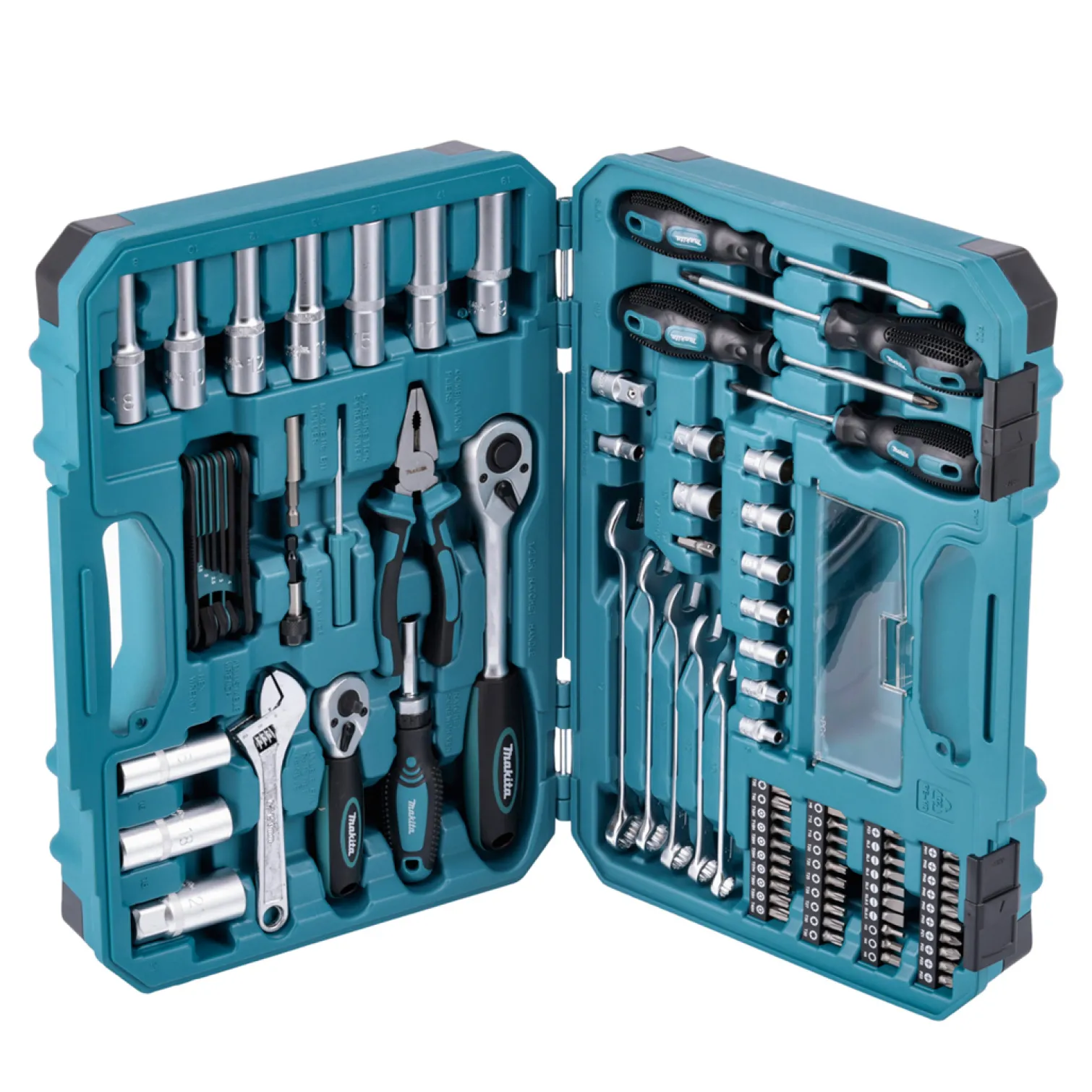 Zestaw narzędzi ręcznych, 87 elementów Makita E-08458