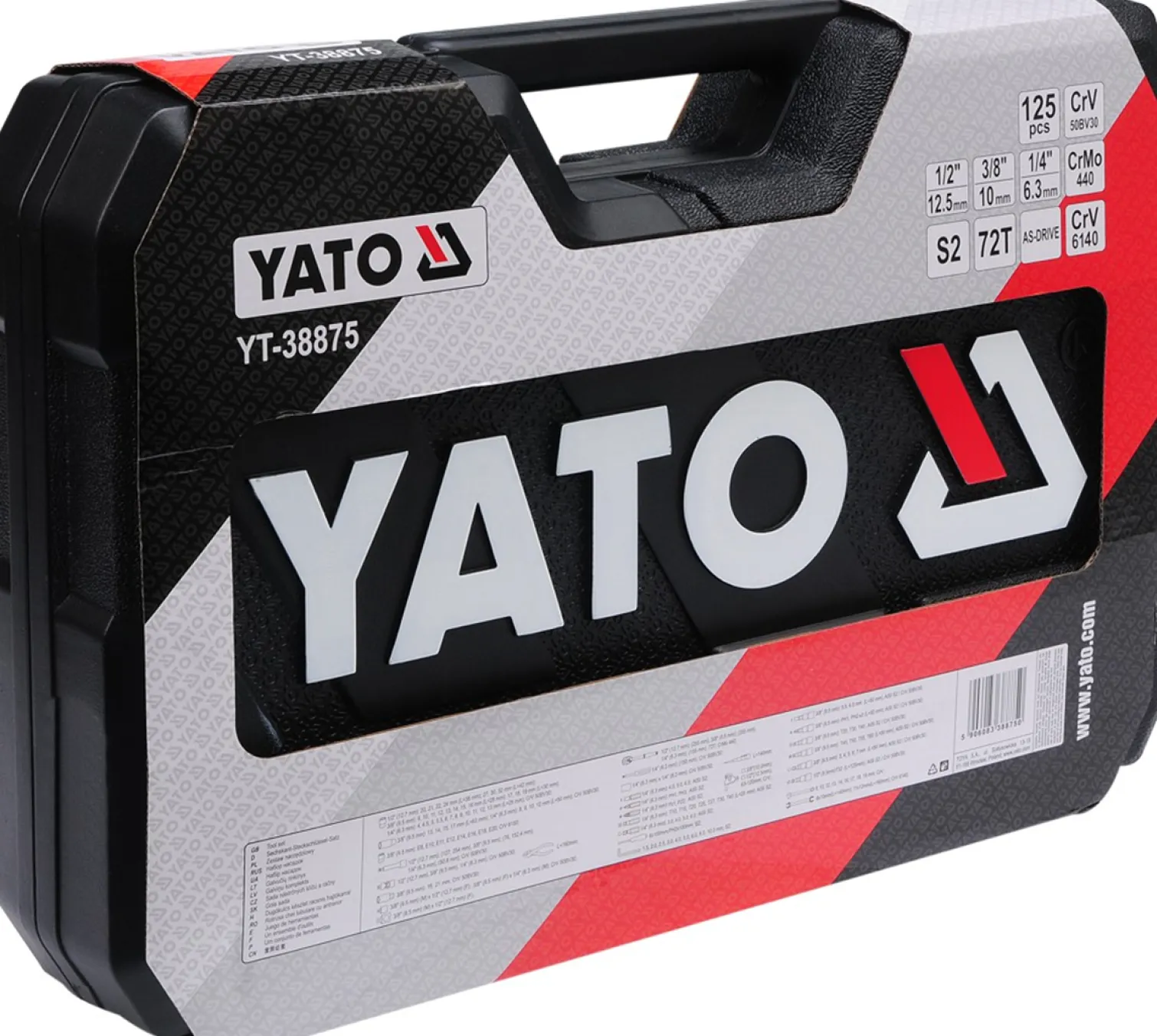 Zestaw narzędzi (126szt.) Yato YT-38875