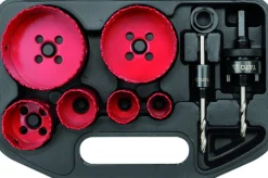 Zestaw otwornic dla elektryków komplet 8 sztuk 22-73 mm Yato YT-3380