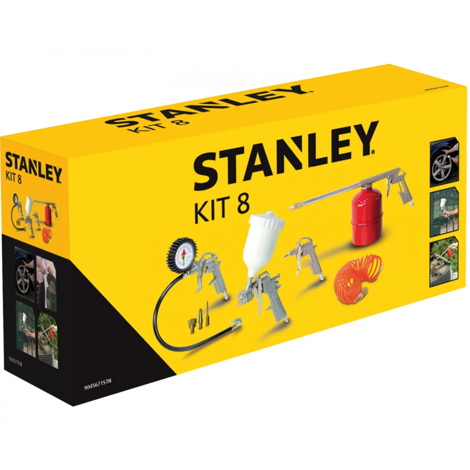 Zestaw pneumatyczny, 8 elementów Stanley 9045671STN