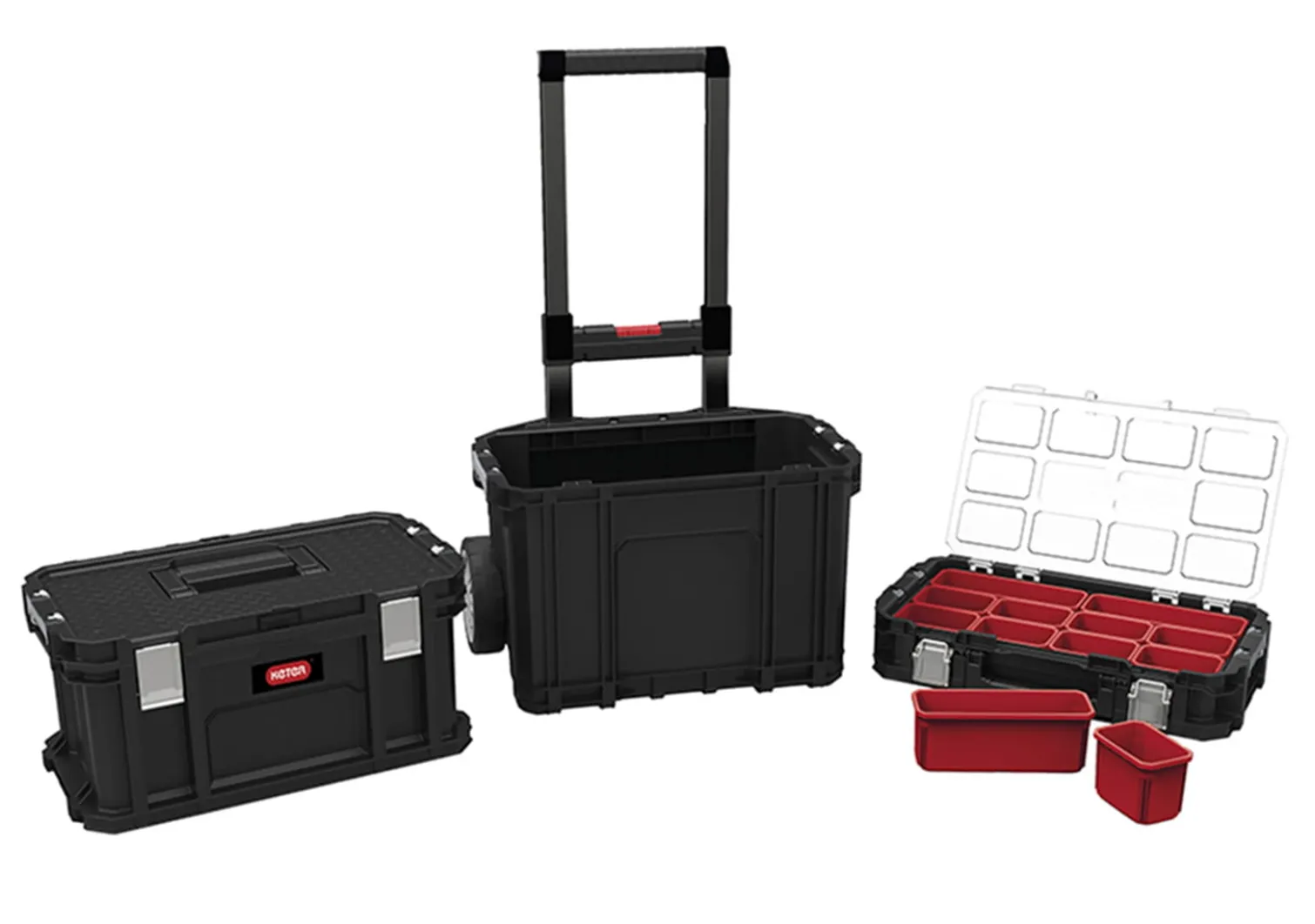 Zestaw skrzynek Rolling System Keter Connect