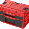 Zestaw szuflad na platformie kołowej Qbrick System ONE 2.0 WORKSHOP DRAWERS SET nr 5 RED Ultra HD Custom