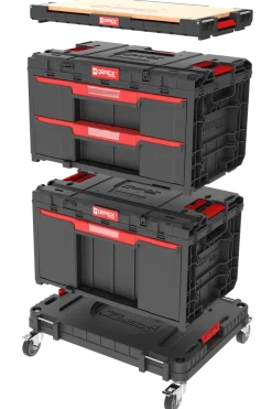 Zestaw szuflad na platformie kołowej Qbrick System ONE 2.0 WORKSHOP DRAWERS SET nr 6
