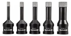 Zestaw 5 wierteł diamentowych Graphite 55H319