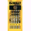 Zestaw 5 wierteł do betonu EXTREME DeWalt DT6956