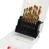 Zestaw wierteł do metalu 1-10mm HSS-TiN 19szt. Yato YT-44675