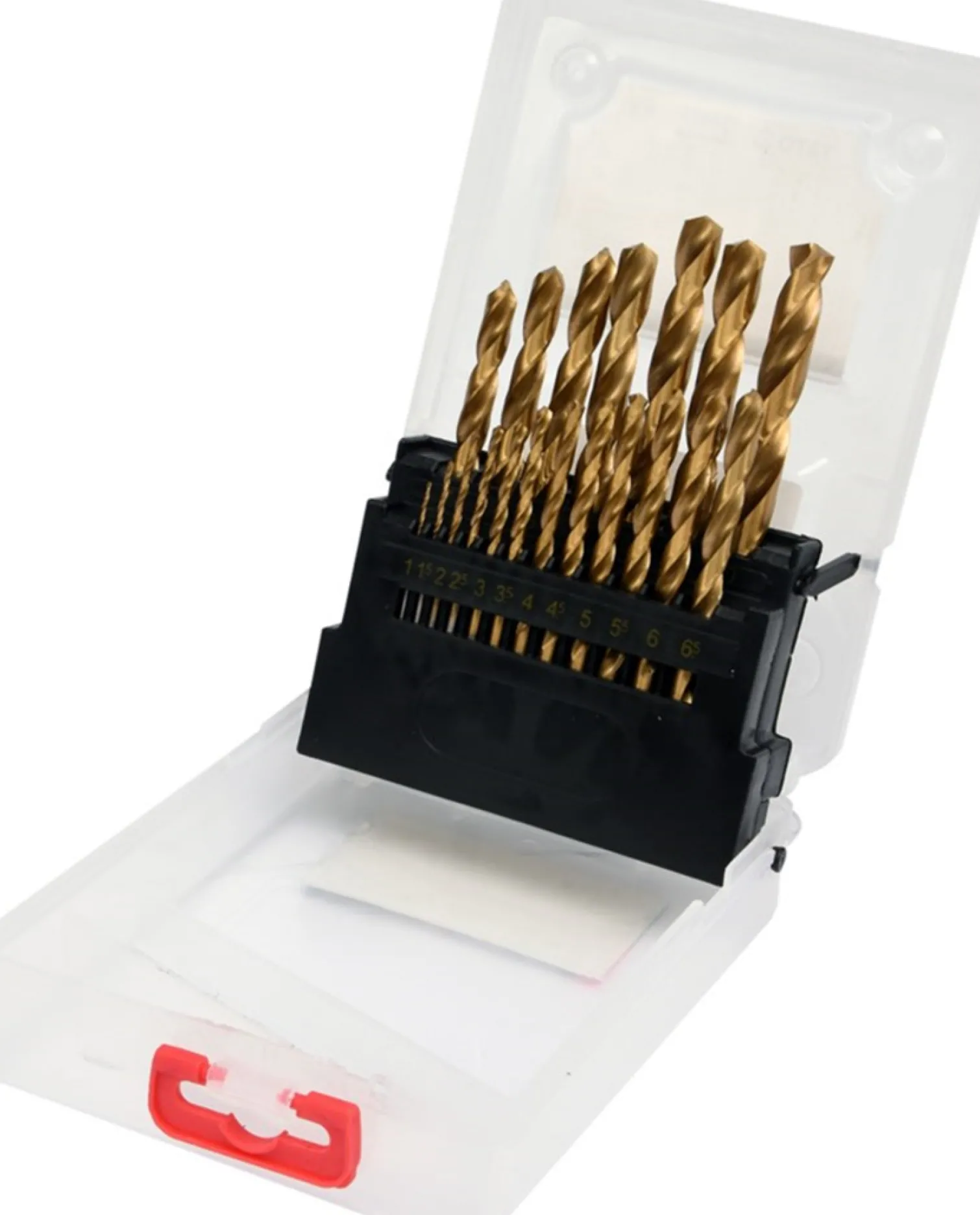 Zestaw wierteł do metalu 1-10mm HSS-TiN 19szt. Yato YT-44675