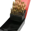 Zestaw wierteł do metalu 1-13mm HSS-TiN 25szt. Yato YT-44676